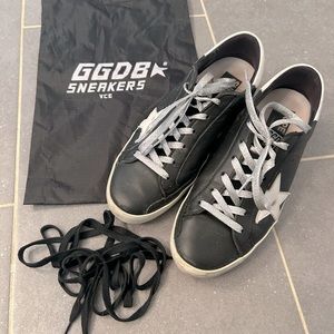 Golden Goose Sneakers- Size 41- black and white